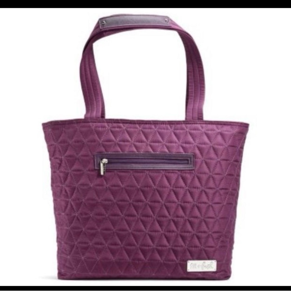 Black Quilted Luxe Insulated Tote Bag